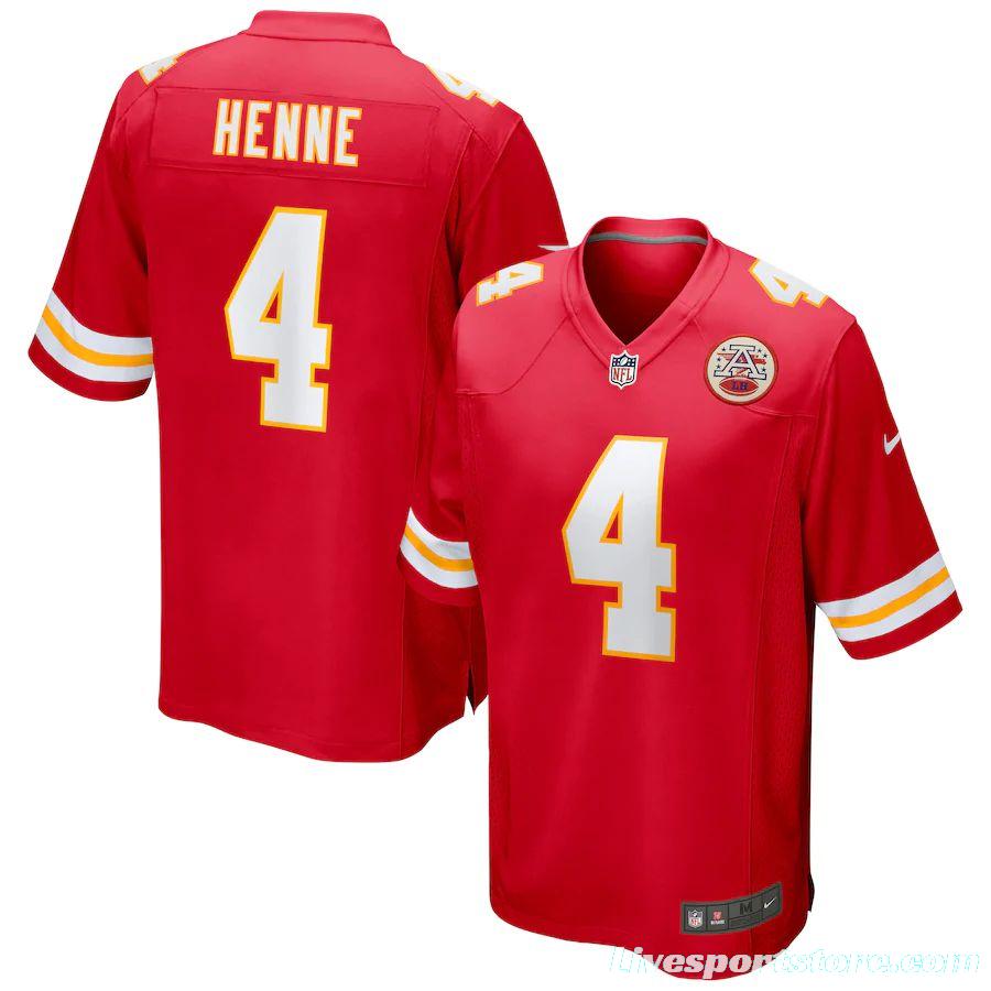 Men's Chad Henne Red Player Limited Team Jersey