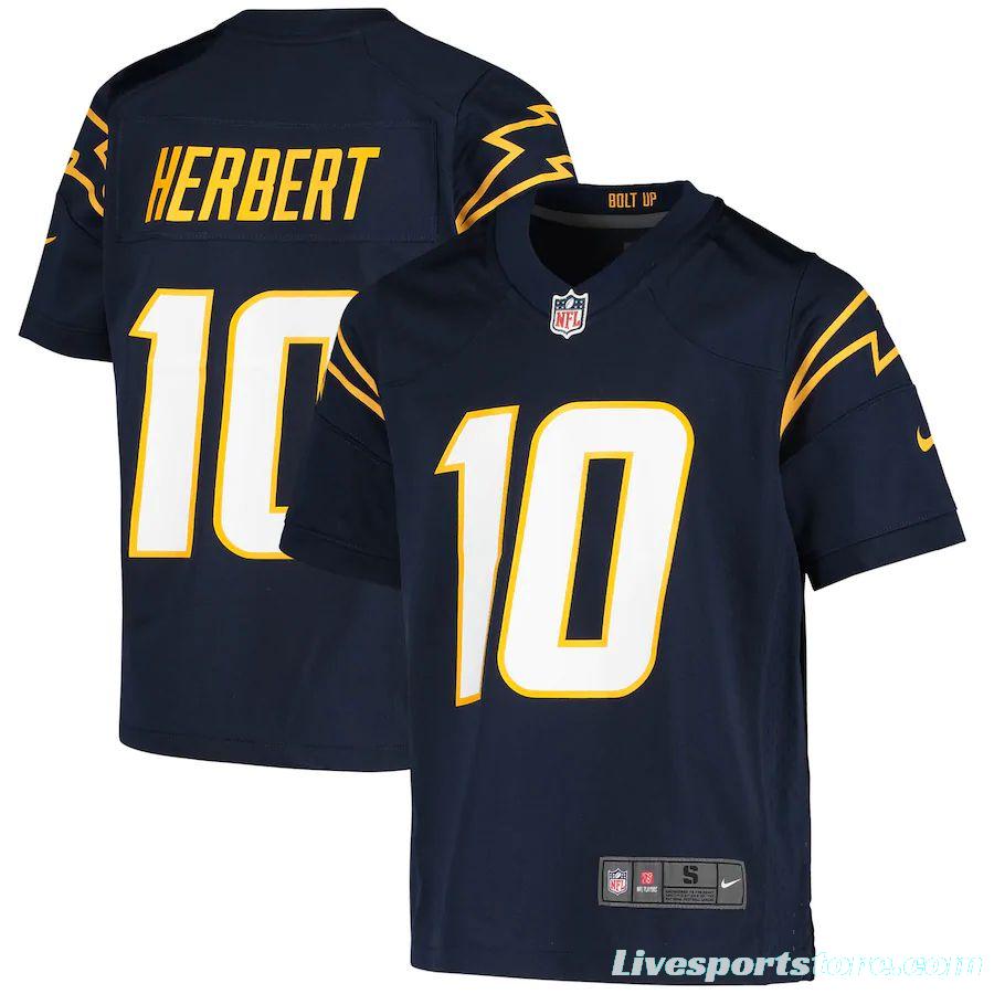 Youth Justin Herbert Navy Player Limited Team Jersey