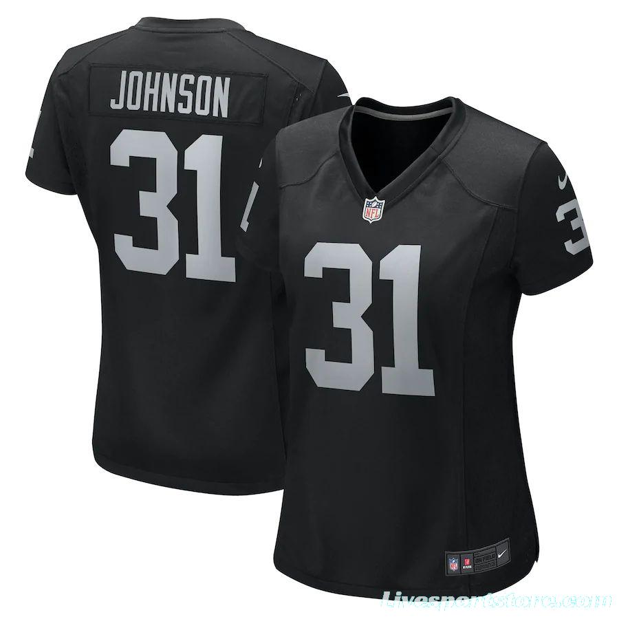 Women's Isaiah Johnson Black Player Limited Team Jersey