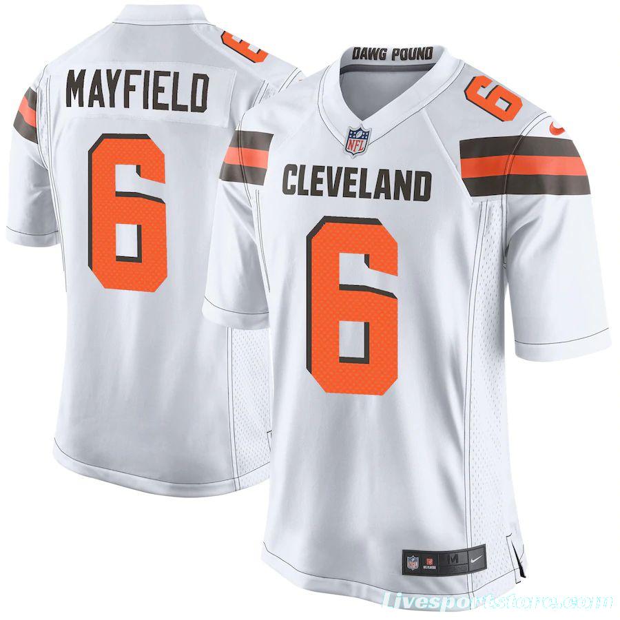 Youth Baker Mayfield White Player Limited Team Jersey