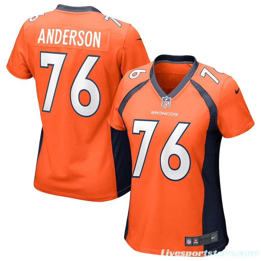 Women's Calvin Anderson Orange Player Limited Team Jersey