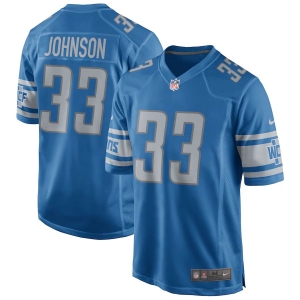 Men's Kerryon Johnson Blue Player Limited Team Jersey