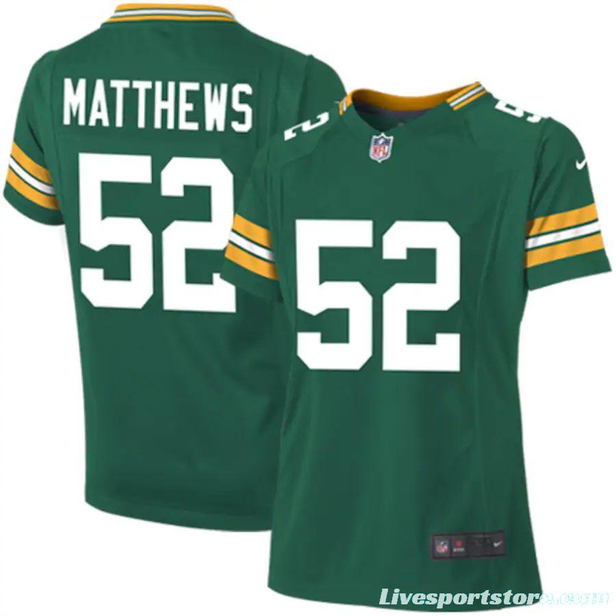 Youth Clay Matthews Green Replica Player Limited Team Jersey