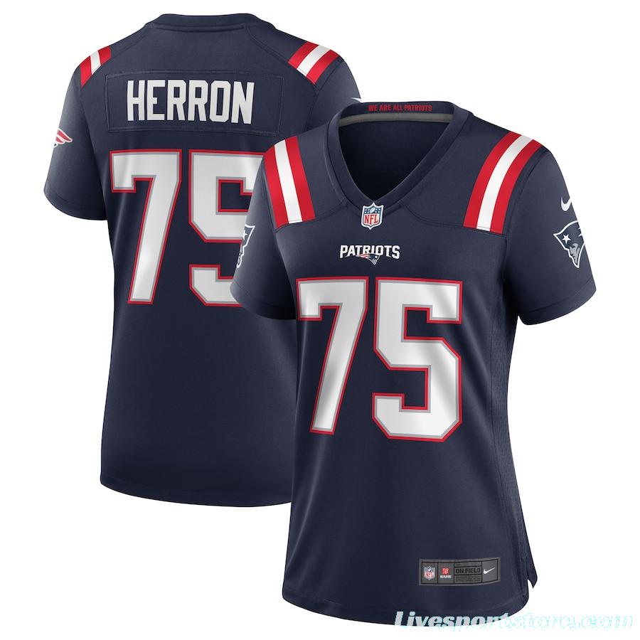 Women's Justin Herron Navy Player Limited Team Jersey