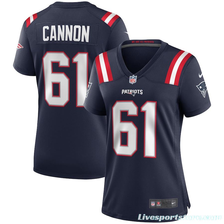 Women's Marcus Cannon Navy Player Limited Team Jersey