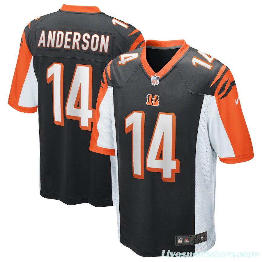 Men's Ken Anderson Black Retired Player Limited Team Jersey