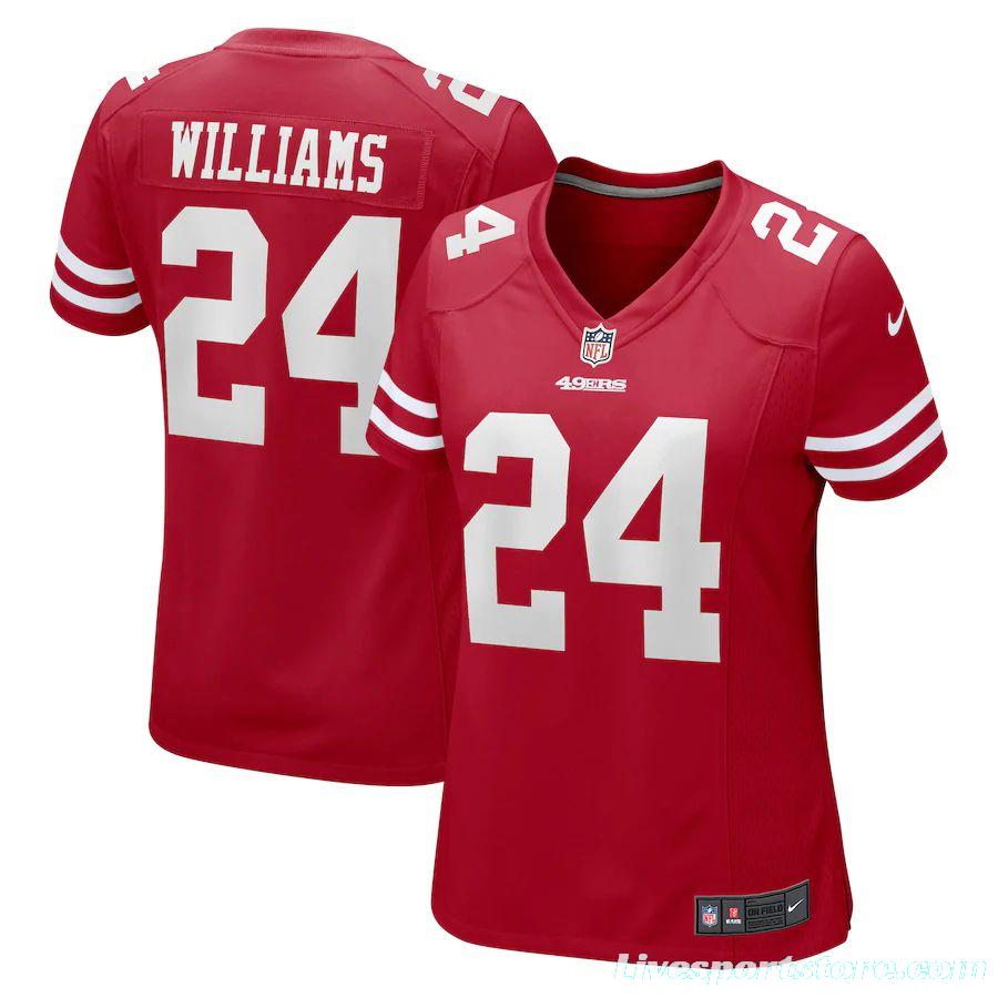 Women's K'Waun Williams Scarlet Player Limited Team Jersey