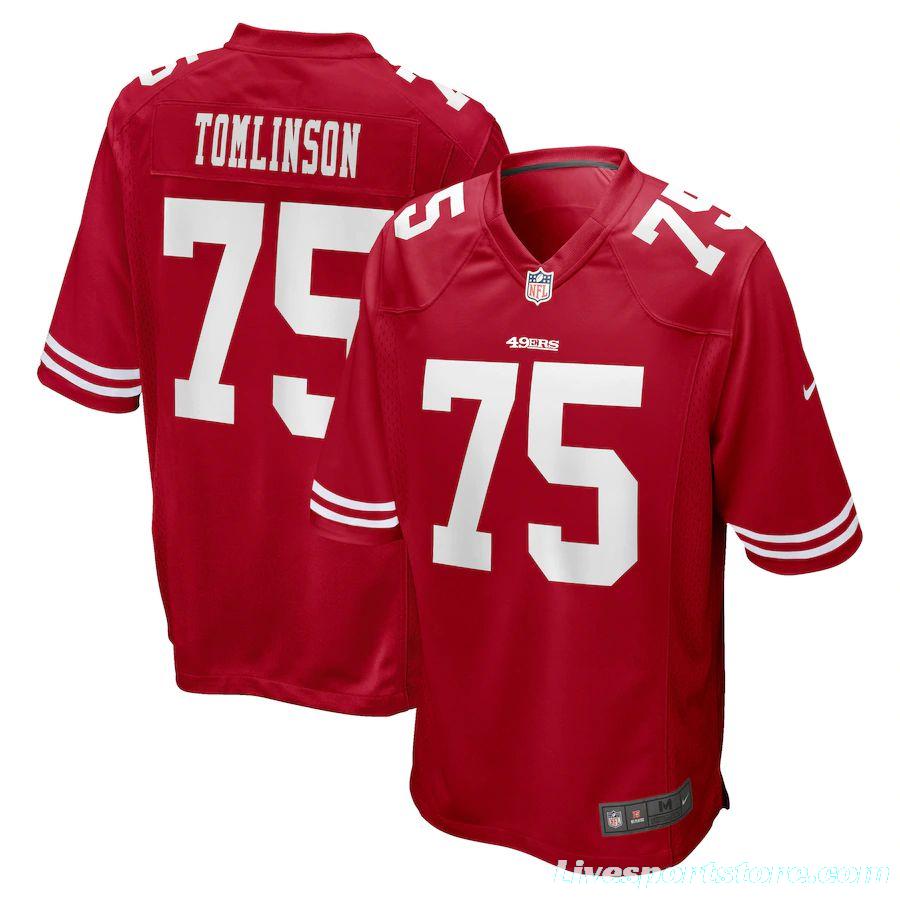 Men's Laken Tomlinson Scarlet Player Limited Team Jersey