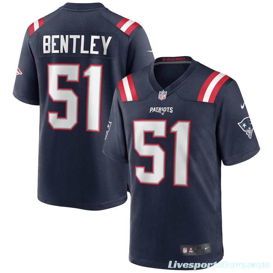 Men's Ja'Whaun Bentley Navy Player Limited Team Jersey