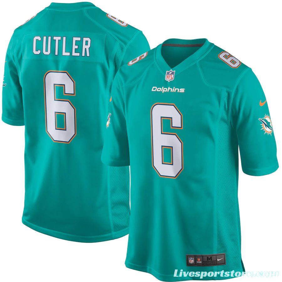 Men's Jay Cutler Aqua Player Limited Team Jersey