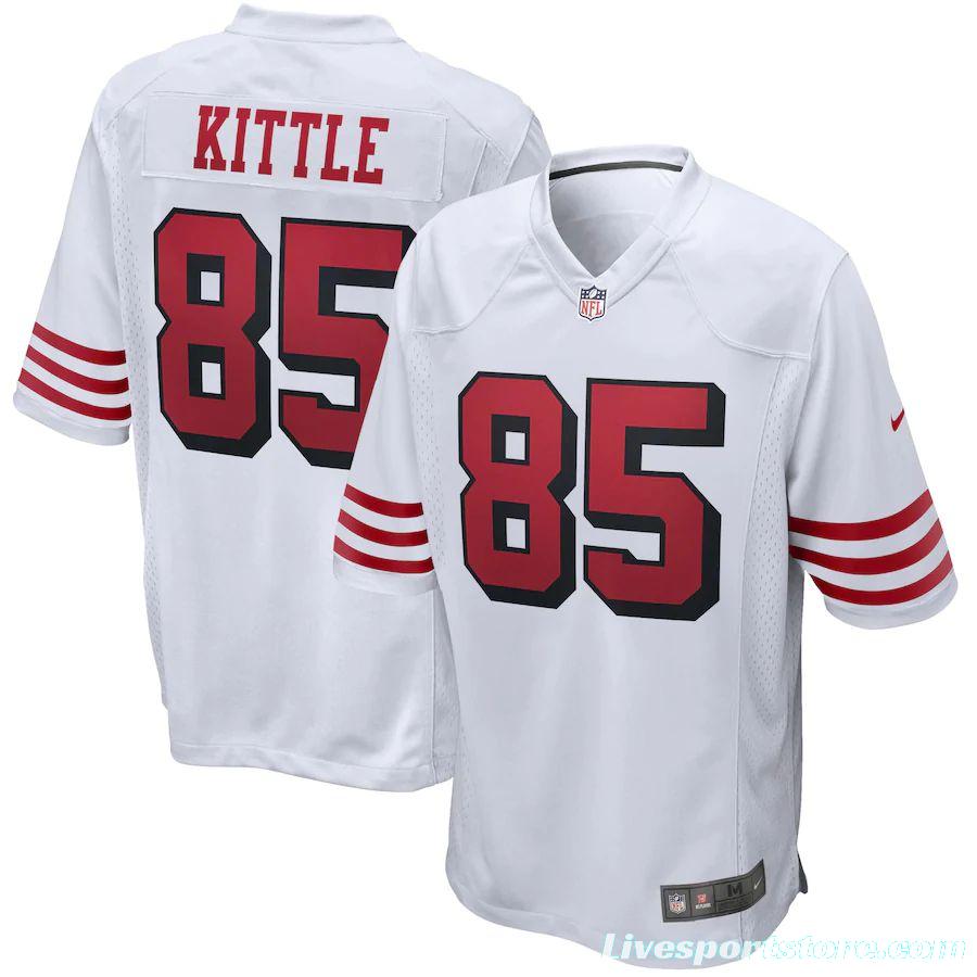 Men's George Kittle White Alternate Player Limited Team Jersey