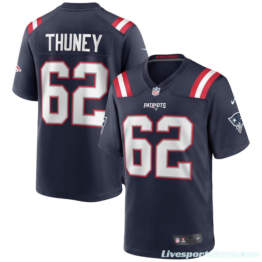 Men's Joe Thuney Navy Player Limited Team Jersey