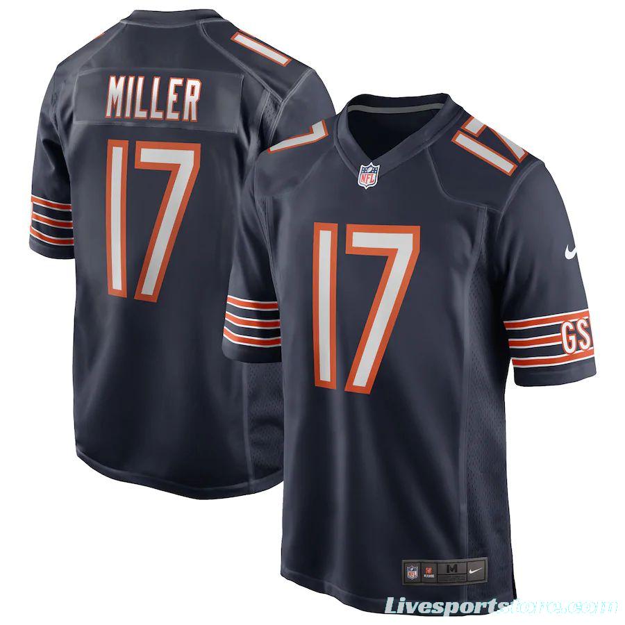 Men's Anthony Miller Navy Player Limited Team Jersey