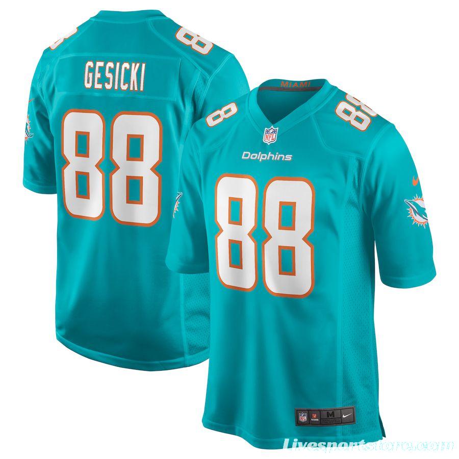 Men's Mike Gesicki Aqua Player Limited Team Jersey