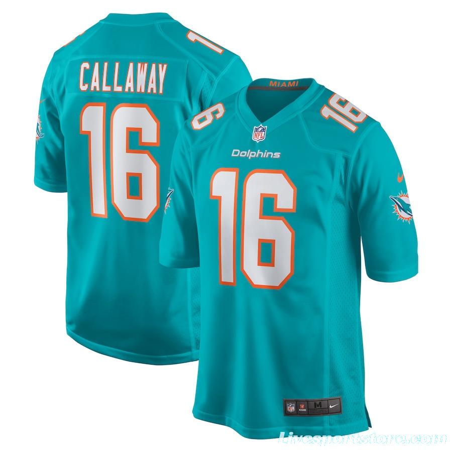 Men's Antonio Callaway Aqua Player Limited Team Jersey