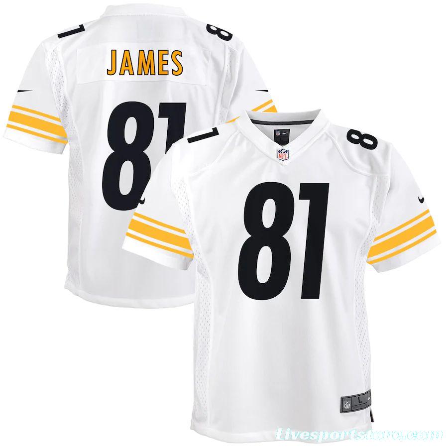 Youth Jesse James White Player Limited Team Jersey