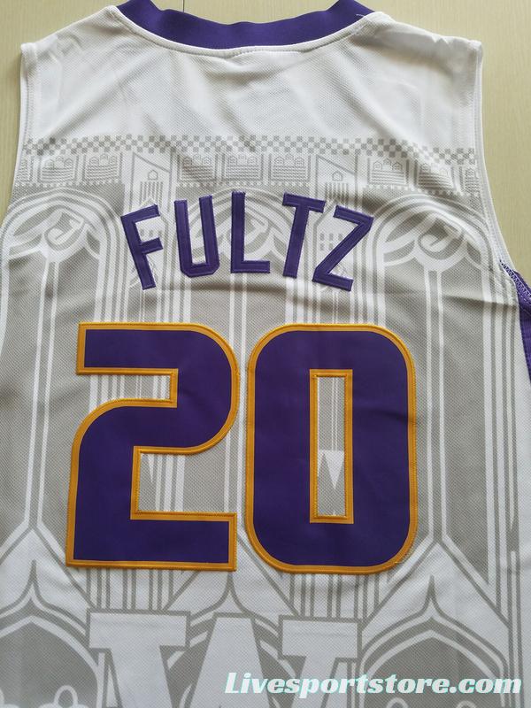 Markelle Fultz 20 Washington College White Basketball Jersey