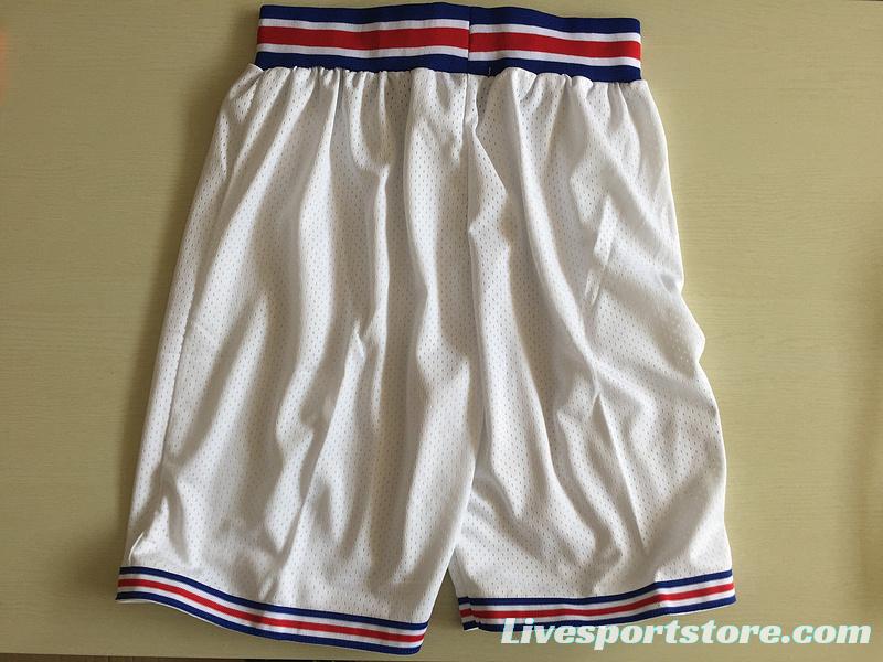 Movie Edition White Basketball Shorts