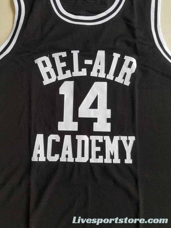 The Fresh Prince of Bel-Air Will Smith Bel-Air Academy Black Basketball Jersey