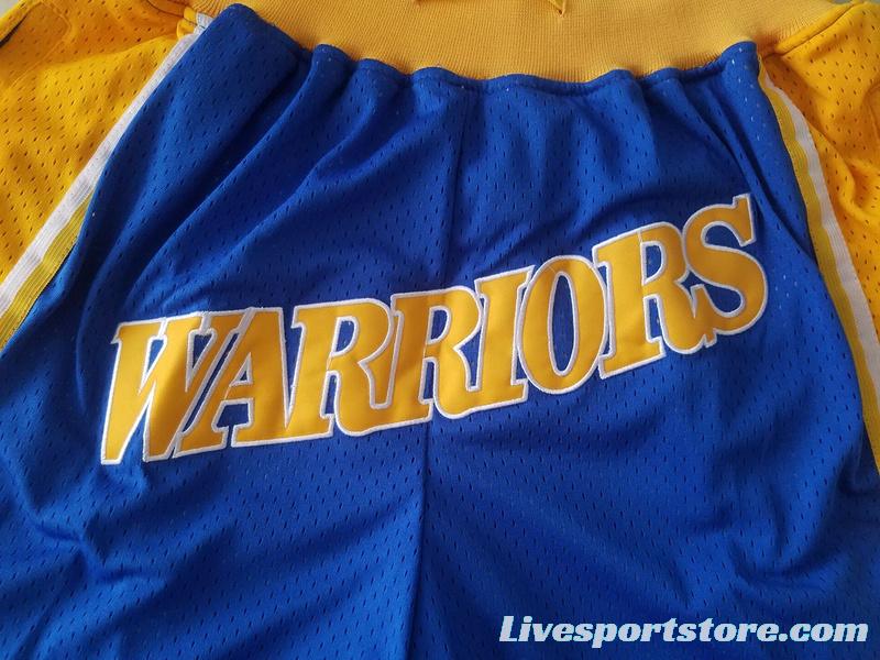 Golden State 1995-96 Throwback Classics Basketball Team Shorts