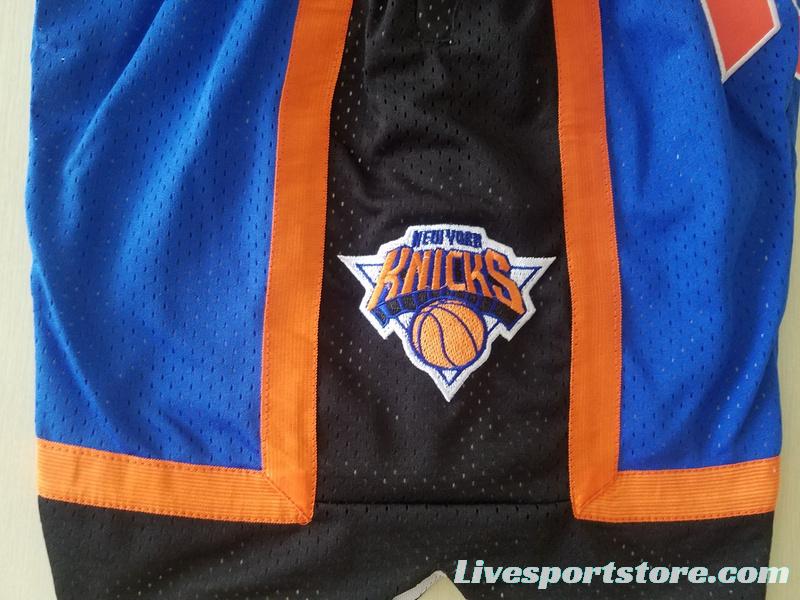 New York 1996-97 Throwback Classics Basketball Team Shorts