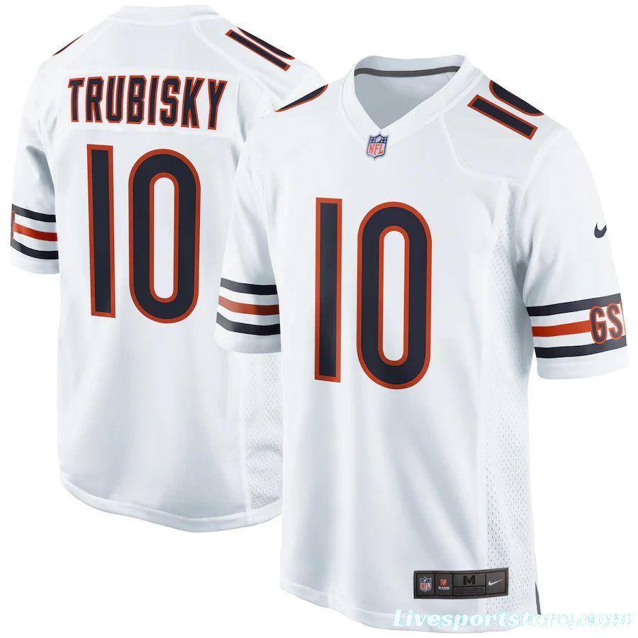 Youth Mitchell Trubisky White Player Limited Team Jersey