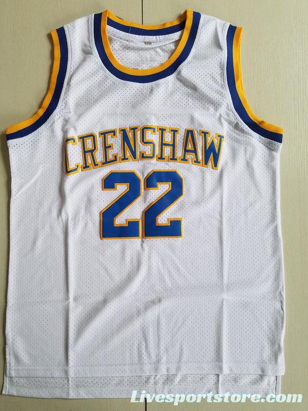 Omar Epps Quincy McCall 22 Crenshaw High School Basketball Jersey Love and Basketball