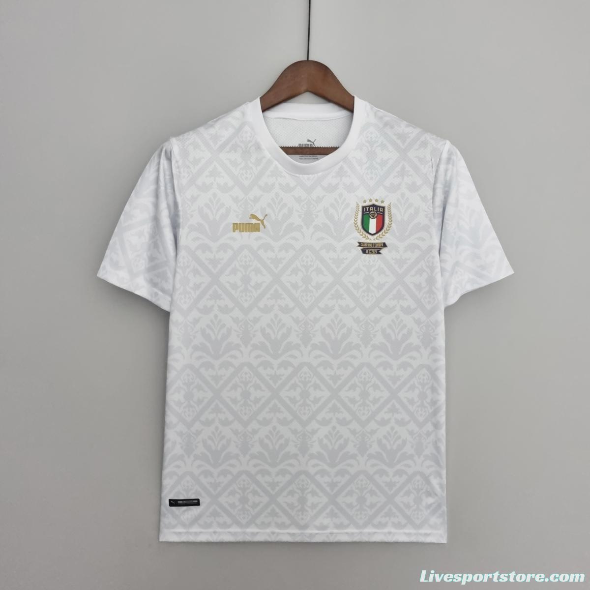 2022 Italian Euro Championship Special Edition White White Soccer Jersey