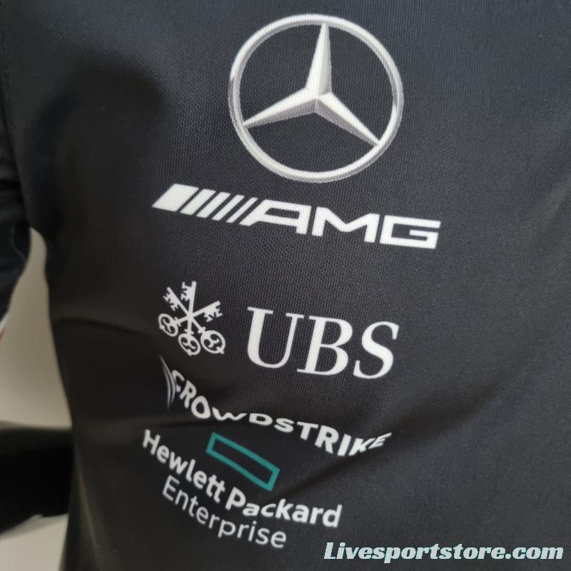 2022 F1 Formula One; Mercedes Benz #63 Polo Black