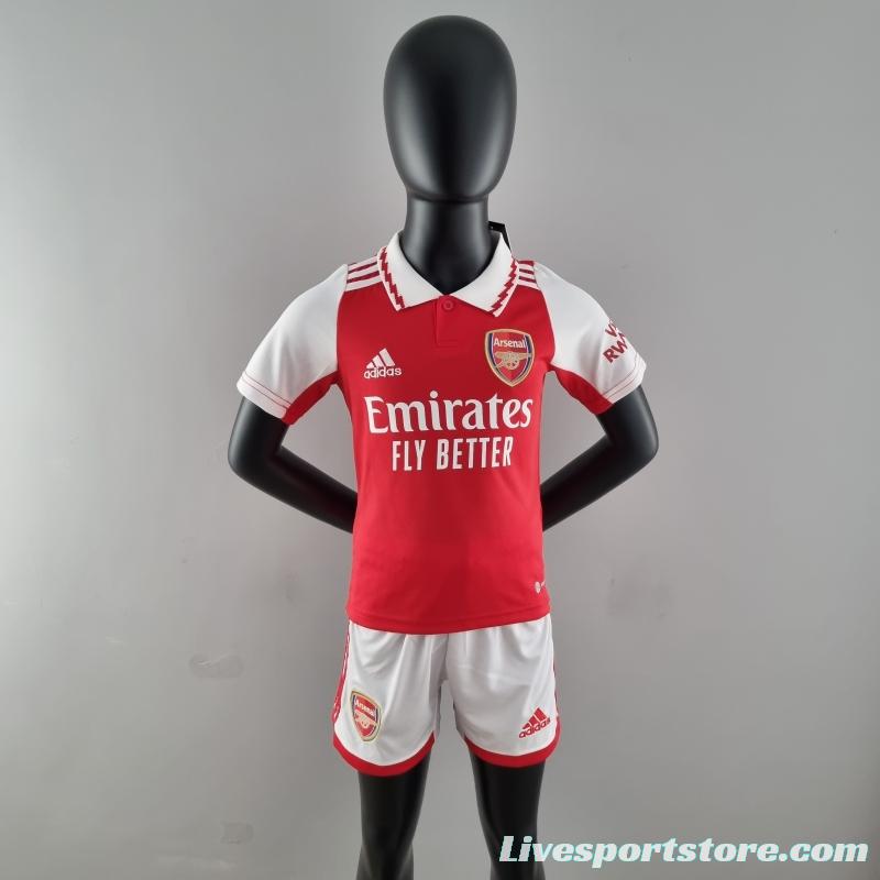 22/23 Arsenal Home Kids SIZS:16-28 Soccer Jersey