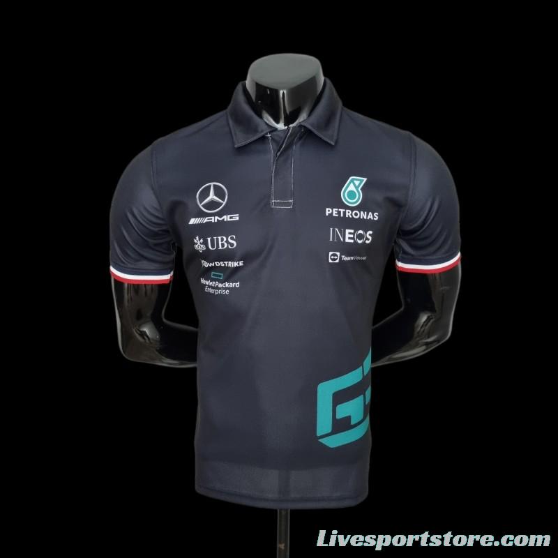 2022 F1 Formula One; Mercedes Benz #63 Polo Black 