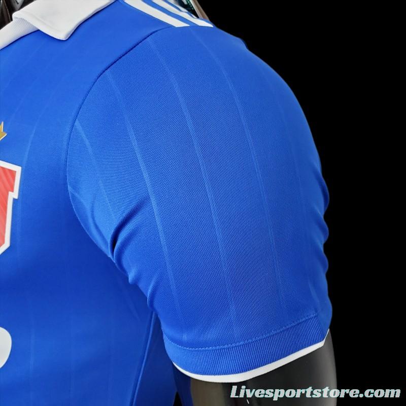 Player Version 22/23 Universidad De Chile Home  Soccer Jersey