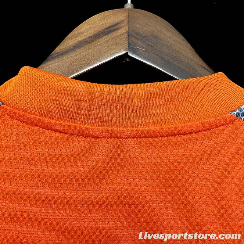 22/23 Chile Universidad De Goalkeeper Orange Jersey