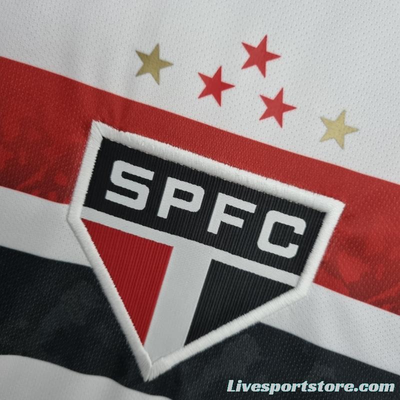 22/23 São Paulo Woman Home  Soccer Jersey