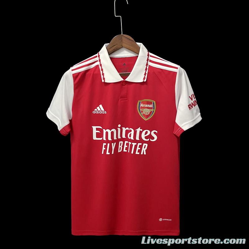 22/23 Arsenal Home  Soccer Jersey