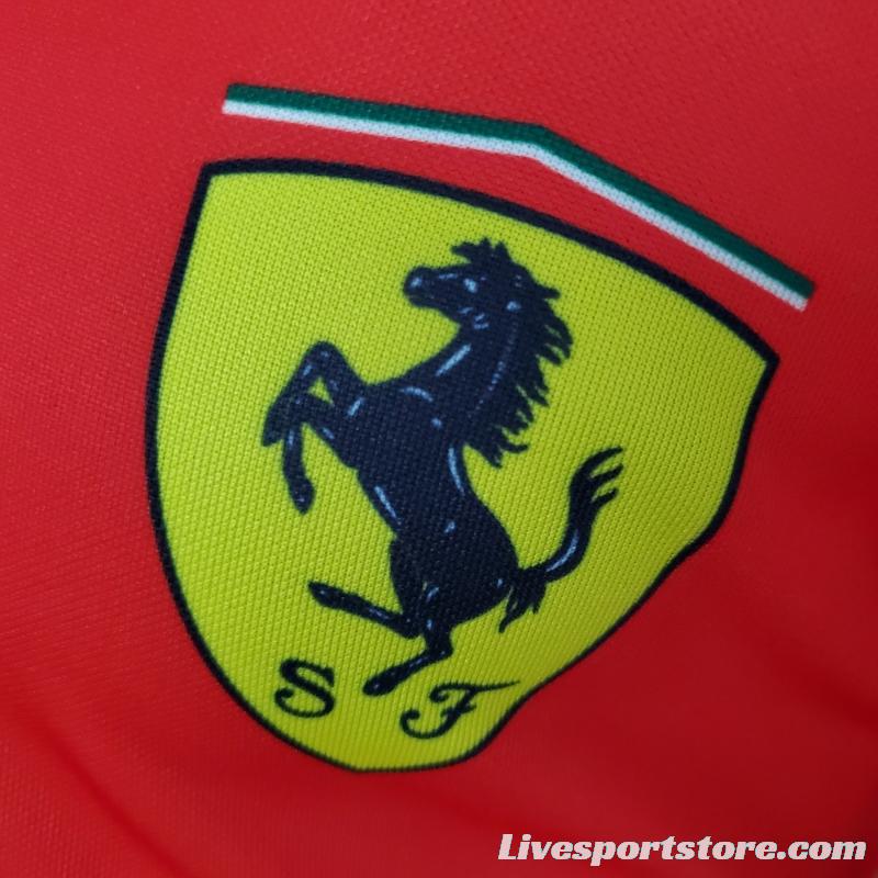 F1 Formula One 2022 Ferrari Polo Red 