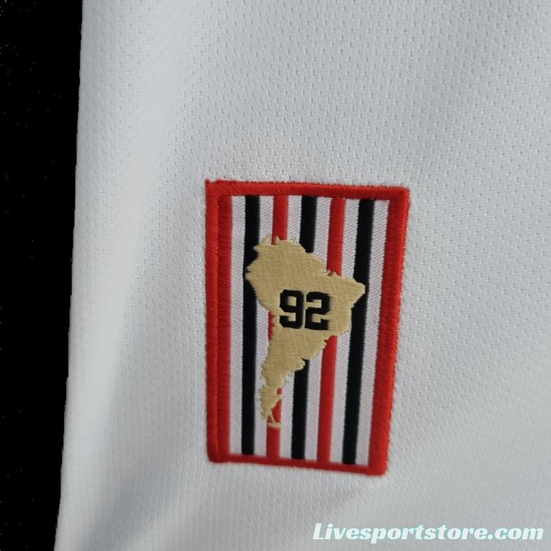 22/23 São Paulo Woman Home  Soccer Jersey