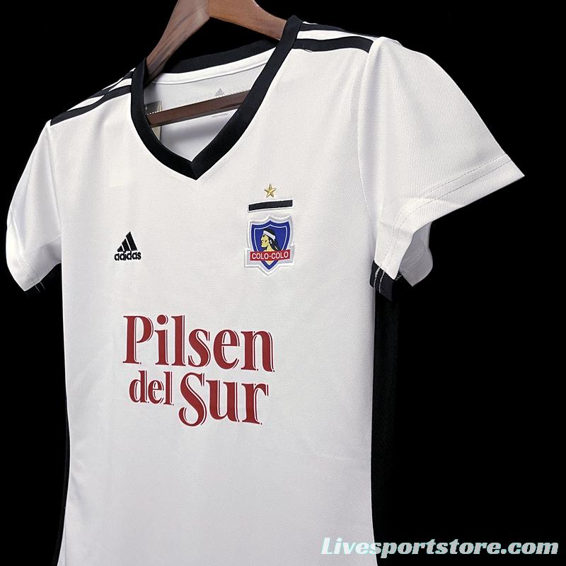 22/23 Colo Colo Home Woman  Soccer Jersey