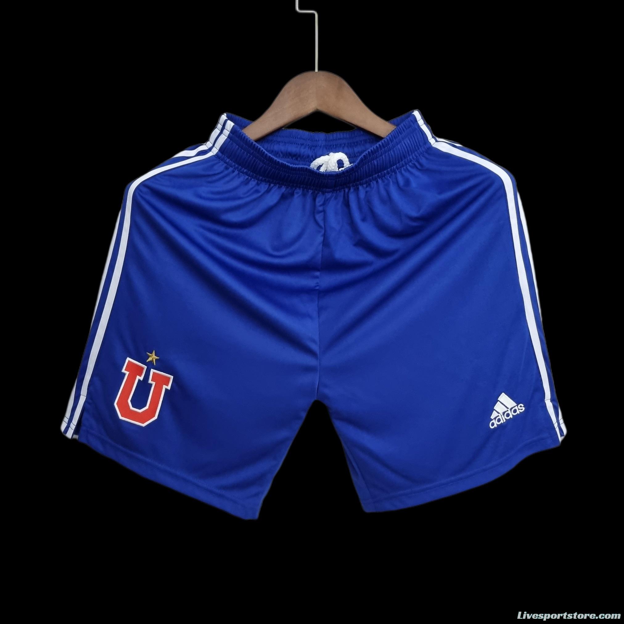 22/23 Universidad De Chile Home Shorts 