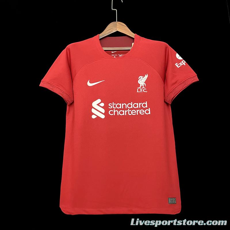 22/23 Liverpool Home  Soccer Jersey