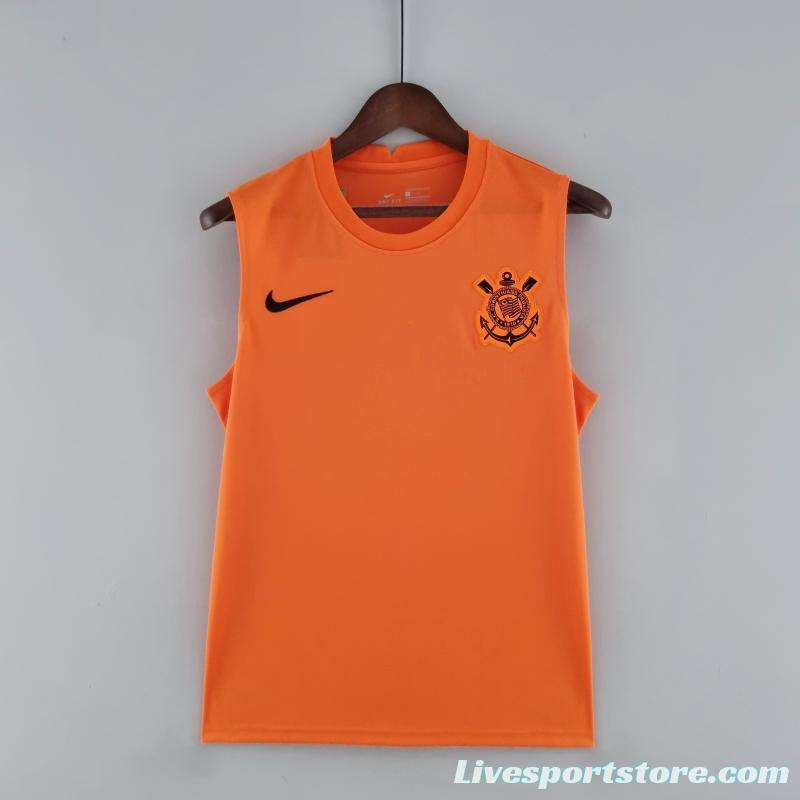 22/23 Corinthians Vest Pre-match Training Orange