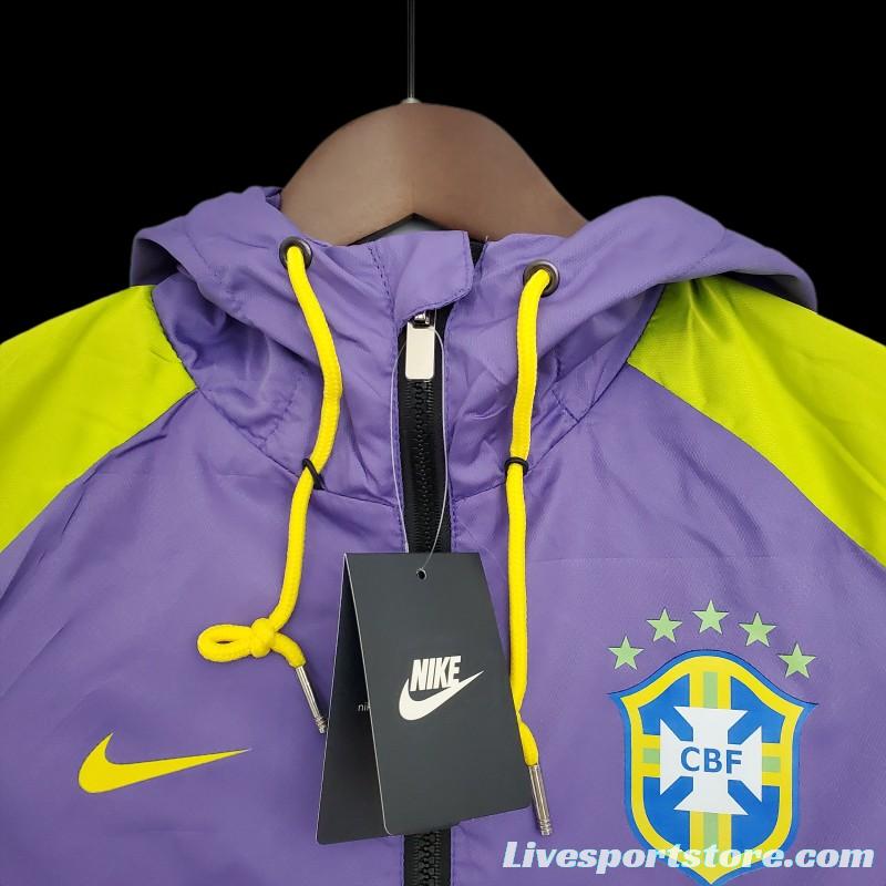 Windbreaker Brazil Purple Black