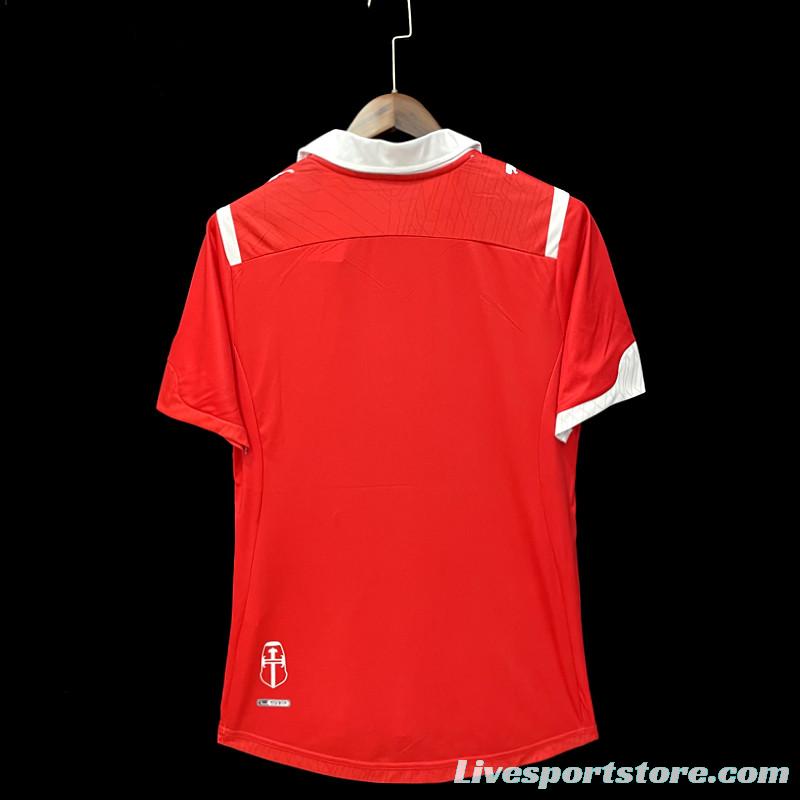 09 10 Catholic Home Red Soccer Jersey