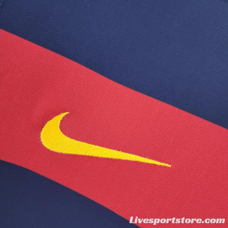 Retro 15/16 Barcelona Home  Soccer Jersey