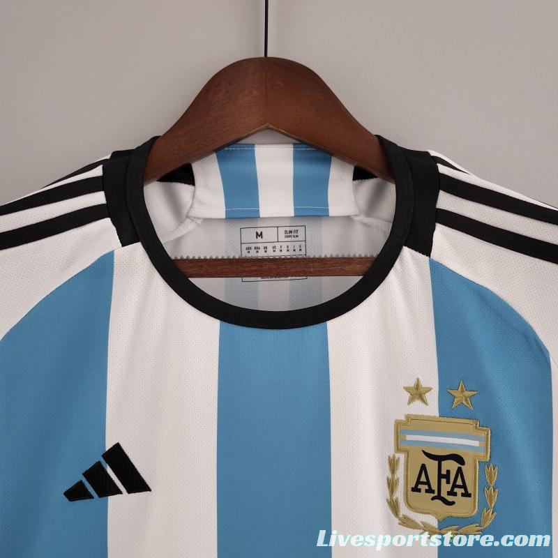 2022 Argentina Home Soccer Jersey