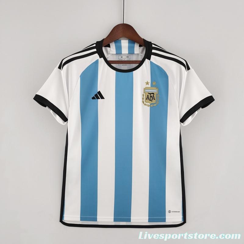 2022 Argentina Home Soccer Jersey