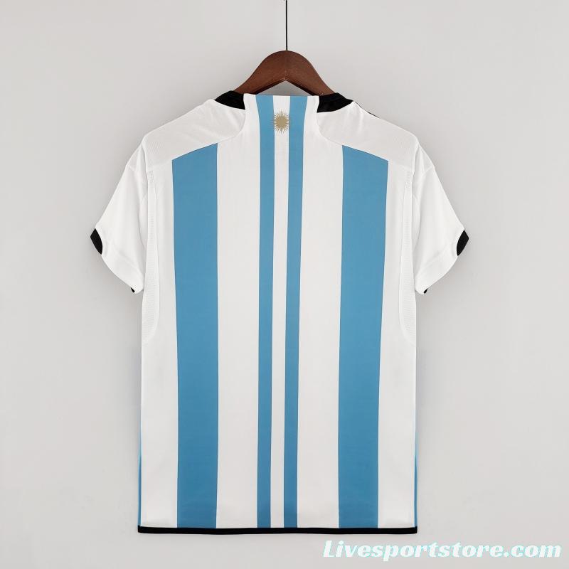 2022 Argentina Home Soccer Jersey