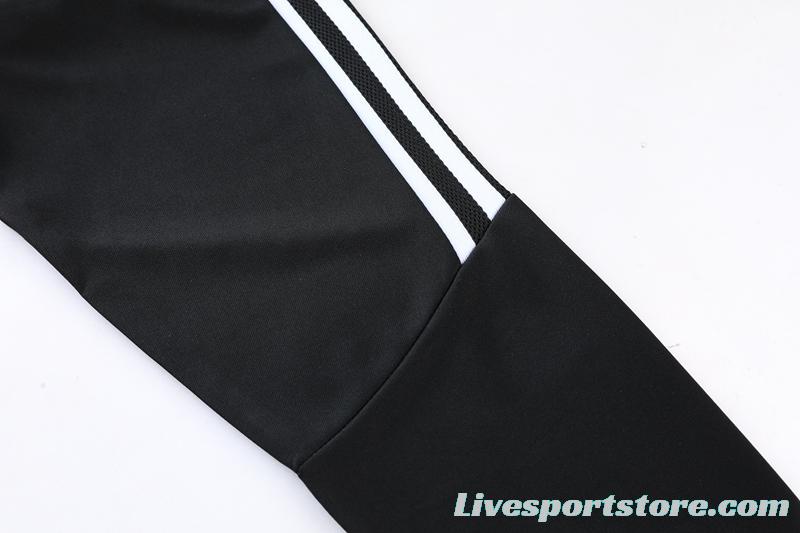 22./23 Adidas Black Half Zipper Tracksuit