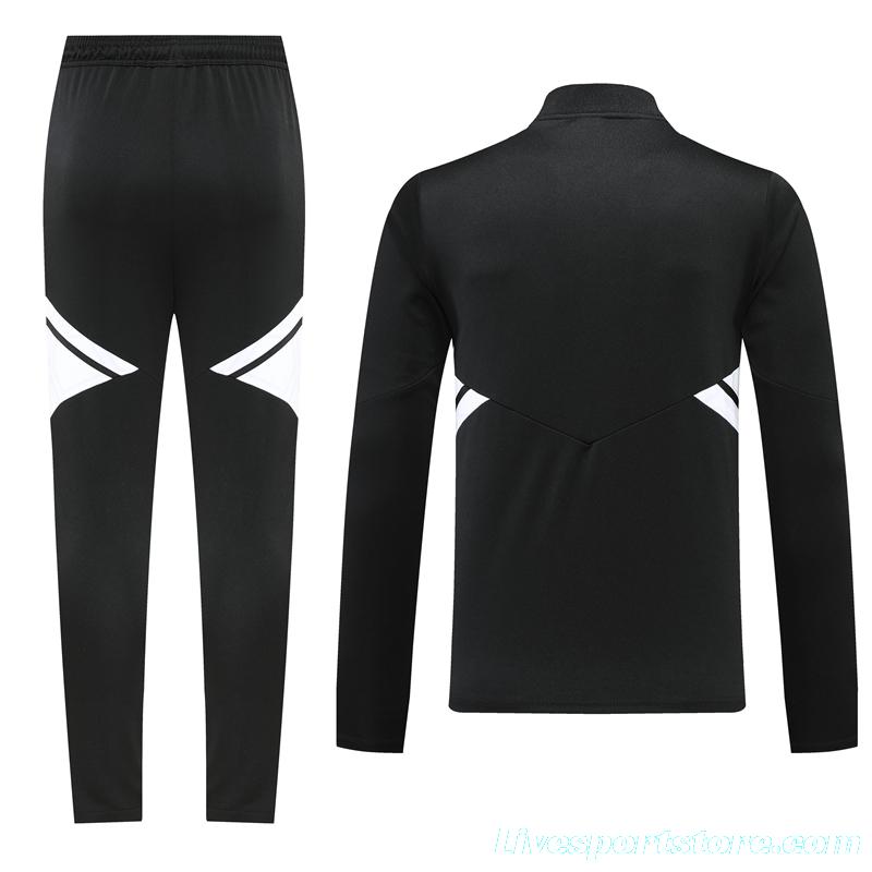 22./23 Adidas Black Half Zipper Tracksuit