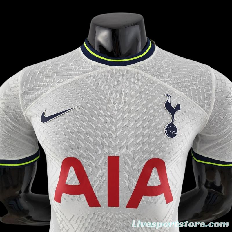 Player Version 22/23 Tottenham Hotspur Home Soccer Jersey